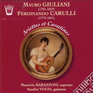 Mauro Giuliani / Ferdinando Carulli - Ariette Op.95 N.1 > N.6, 3 Valzer Op.57, 6 Cavatine cd musicale di Mauro Giuliani
