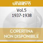 Vol.5 1937-1938 cd musicale di BASIE COUNT