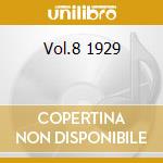 Vol.8 1929 cd