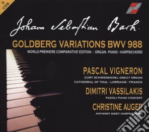 Johann Sebastian Bach - Goldberg Variations (3 Cd) cd musicale di Vigneron And Vassilakis And Auger