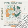 Kurt Weill - Songs From The Three Penny Opera cd