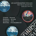 Vocal Signatures - Registrazioni Pathe-art 1930-1931 cd