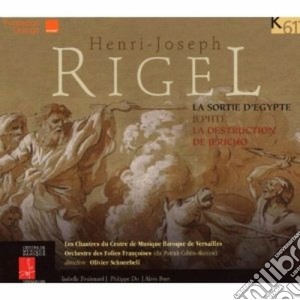 Rigel Henri-joseph - 3 Oratori Francesi cd musicale di Henri-jospeh Rigel