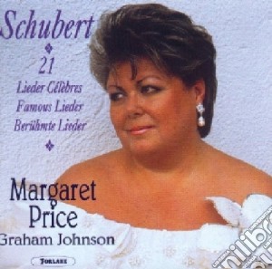 Franz Schubert - 21 Famous Lieder cd musicale di Maragaret Price / Graham Johnson