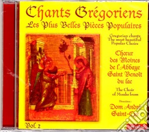 Monks Choir Of The Abbey Of St Benoit - Chant Gregoriens Vol.2 cd musicale di Monks Choir Of The Abbey Of St Benoit E Dom André Saint
