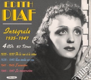 Edith Piaf - Integrale 1935-1947 (4 Cd) cd musicale di Edith Piaf