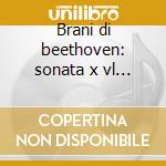 Brani di beethoven: sonata x vl op.30 n. cd musicale di Rachmaninov sergei v