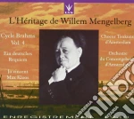 Brahms: Requiem Tedesco - Ciclo J.brahms Vol.4 - Mengelberg Willelm Dir /jo Vincent Sop, Max Kloos Bar, Coro Tonkunst Di Amsterdam, Orchestra Del Co cd