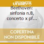 Beethoven: sinfonia n.8, concerto x pf n cd musicale di Wilhelm Furtwangler