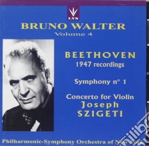 Walter Bruno Vol.4 /josef Szigeti Vl, Philharmonic Symphony Orchestra Of New York cd musicale