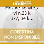 Mozart: sonate x vl n.33 k 377, 34 k 378 cd musicale di Krauss lili & goldbe
