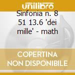 Sinfonia n. 8 51 13.6 'dei mille' - math cd