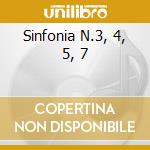 Sinfonia N.3, 4, 5, 7 cd