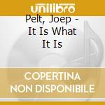 Pelt, Joep - It Is What It Is