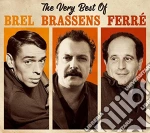 Jacques Brel / Leo Ferre' / Georges Brassens - The Very Best Of (4 Cd) cd