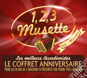 1,2,3 Musette / Various (4 Cd) cd musicale