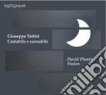 Giuseppe Tartini - Cantabile E Suonabile - Sonate Per Violino Solo, Per Violino E Violoncello - Plantier David Vl cd