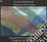 Durosoir / Laurenceau / De Ratuld - Musica Per Pf. E Violino cd