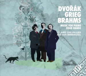 Music For Piano Four Hands: Dvorak, Grieg, Brahms cd musicale di Johannes/grie Brahms