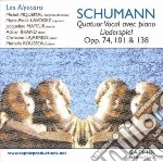 Robert Schumann - Quartetto Vocale Con Pianoforte, Liederspiel, Opp.74, 101, 138 - Piquemal Michel cd