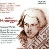 Arthur Honegger - Quatuor A Cordes No.3, Hymne Pour Dixtuor cd