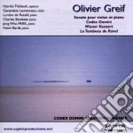 Greif Olivier - Sonata Per Violino E Pianoforte, Codex Domini, Wiener Konzert cd