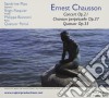 Ernest Chausson - Concerto Op.21, Chanson Perpetuelle Op.37, Quatuor Op.35- Piau / Regis / Bianconi cd