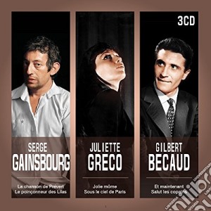 Serge Gainsbourg / Juliette Greco / Gilbert Becaud - Chanson De Prevert/Jolie Mome/Et Maintenant (3 Cd) cd musicale di Serge Gainsbourg / Juliette Greco / Gilbert Becaud