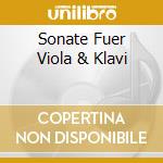 Sonate Fuer Viola & Klavi cd