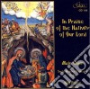 Male Choir Of Sveta Nedelya Cathedral - In Praise Of The Nativity Of Our Lord cd