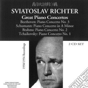 Sviatoslav Richter: Great Piano Concertos - Beethoven, Schumann, Brahms, Tchaikovsky (2 Cd) cd musicale di Beethoven/Schuman
