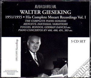 Wolfgang Amadeus Mozart - Walter Gieseking (5 Cd) cd musicale di Mozart