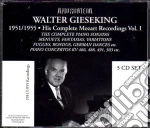 Wolfgang Amadeus Mozart - Walter Gieseking (5 Cd) cd