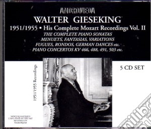 Walter Gieseking: His Complete Mozart Recordings (5 Cd) cd musicale di Mozart