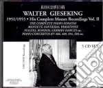 Walter Gieseking: His Complete Mozart Recordings (5 Cd) cd