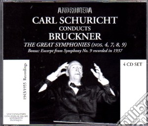 Anton Bruckner - Carl Schuricht Conduct Bruckner (4 Cd) cd musicale di Bruckner