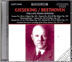 Ludwig Van Beethoven - Walter Gieseking Piano (2 Cd) cd musicale di Beethoven