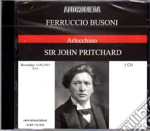 Ferruccio Busoni - Arlecchino cd musicale di Busoni