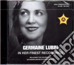 Richard Wagner - Germaine Lubin In Her Finest Recordings Wagner cd