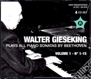 Ludwig Van Beethoven - Walter Gieseking (4 Cd) cd musicale di Beethoven