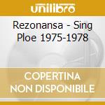 Rezonansa - Sing Ploe 1975-1978 cd