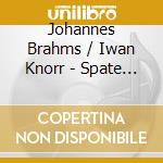 Johannes Brahms / Iwan Knorr - Spate Klaviertrios / Variationen cd