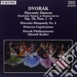 Antonin Dvorak - Danze Slave N.1 > N.8 Op.72, Slavonic Rhapsody N.2, Scherzo Capriccioso cd