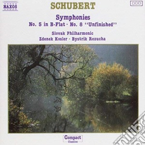 Franz Schubert - Symphony No.5 And 8 cd musicale di Franz Schubert