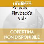 Karaoke - Playback's Vol7 cd