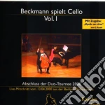 Thomas Beckmann: Spielt Cello Vol 1 cd