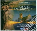 Giovanni Paisiello - Passio Di San Giovanni cd