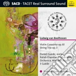 Ludwig Van Beethoven - Violin Concerto Op. 61. String Trio Op cd