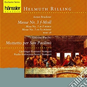Anton Bruckner / Giacomo Puccini - Messe Nr.3 / Mottetto per San Paolino cd musicale di Bruckner Anton / Puccini Giacomo