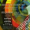 Joseph Haydn / Johann Michael Haydn - Missa N.10 In Do Maggiore Hob. Xxii: 9 Missa In Tempore Belli (paukenmesse) cd